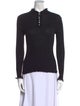Calypso St. Barth Wool Mock Neck Top