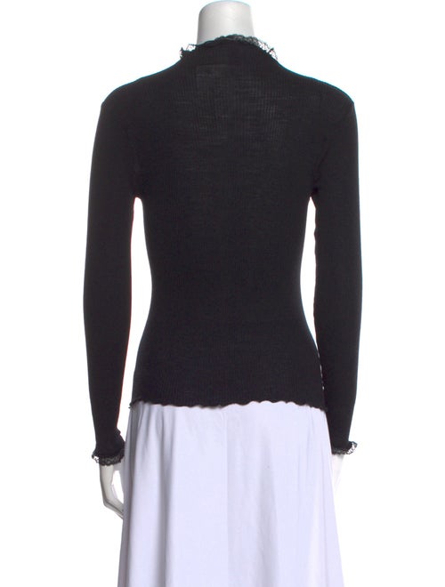 Calypso St. Barth Wool Mock Neck Top