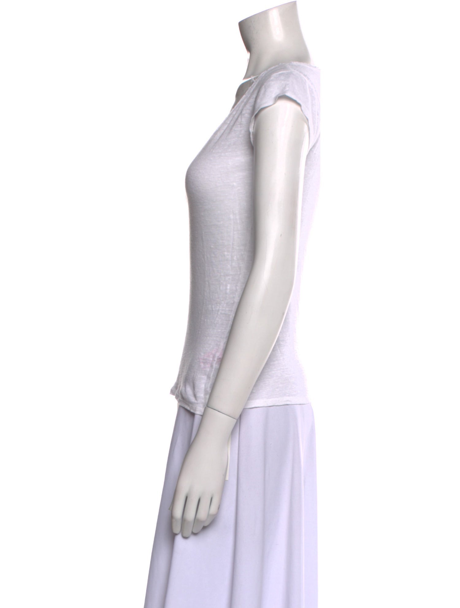 Calypso St. Barth Linen V-Neck T-Shirt