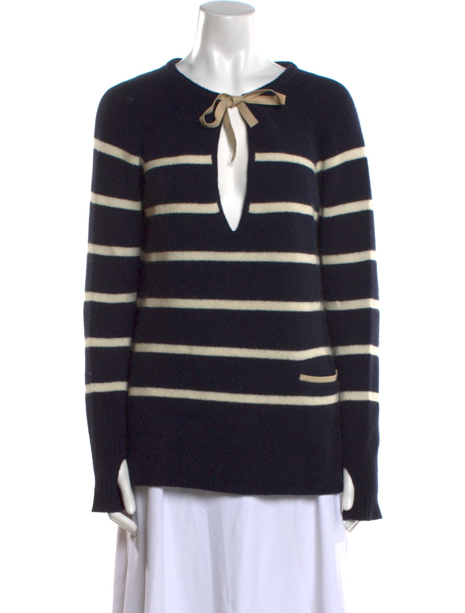 Calypso St. Barth Cashmere Striped Sweater