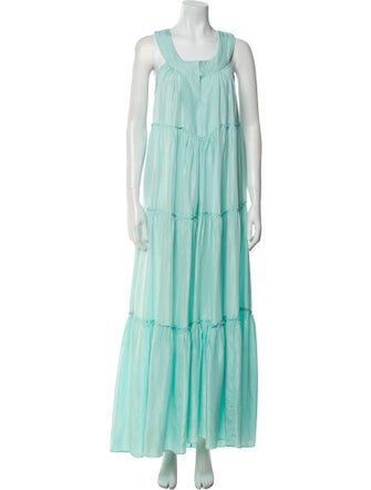 Calypso St. Barth Silk Long Dress