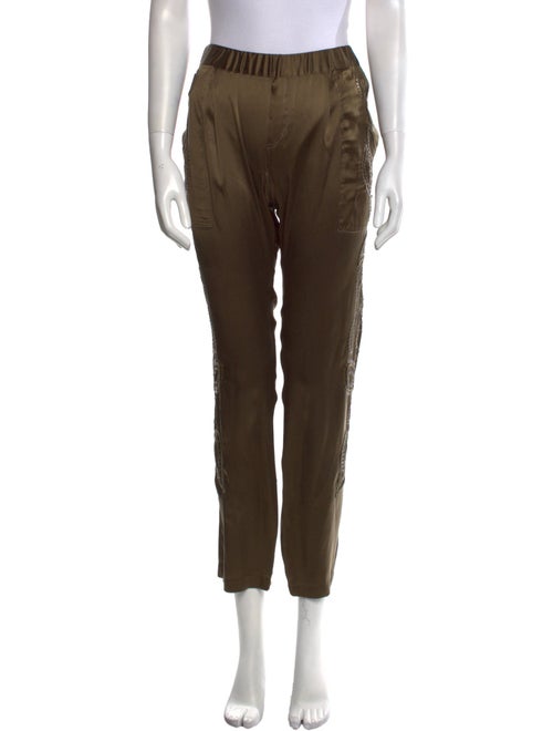 Calypso St. Barth Silk Straight Leg Pants