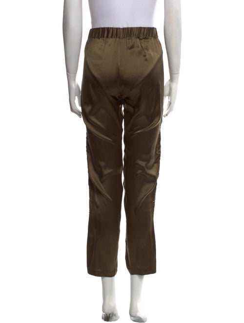 Calypso St. Barth Silk Straight Leg Pants