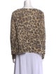 Calypso St. Barth Cashmere Animal Print Sweater