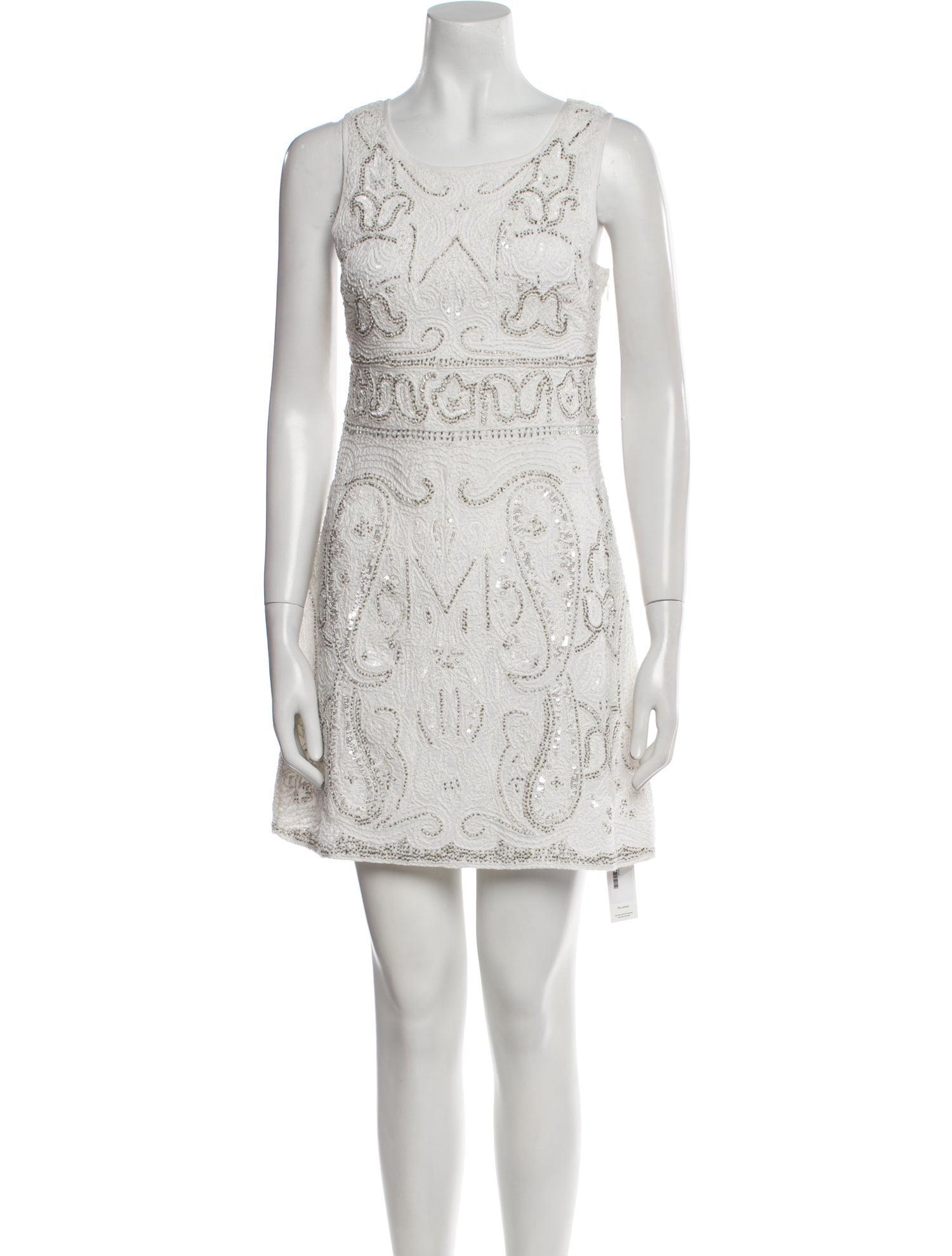 Calypso St. Barth Lace Pattern Mini Dress