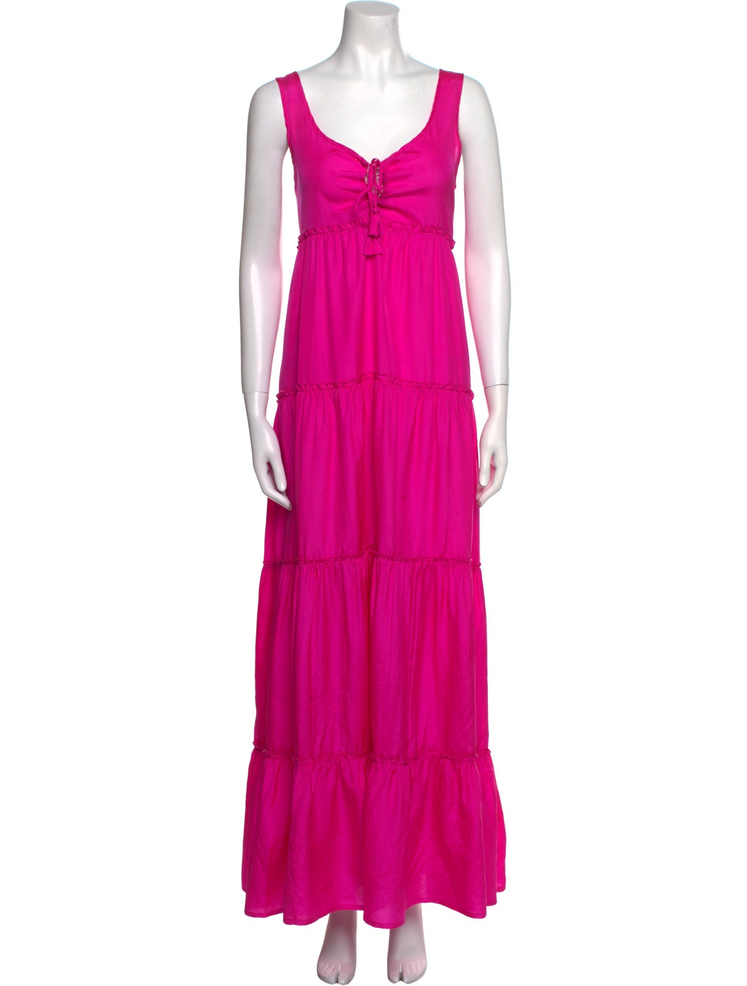 Calypso St. Barth V-Neck Long Dress