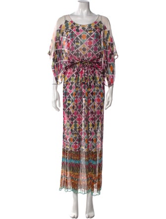 Calypso St. Barth Silk Long Dress