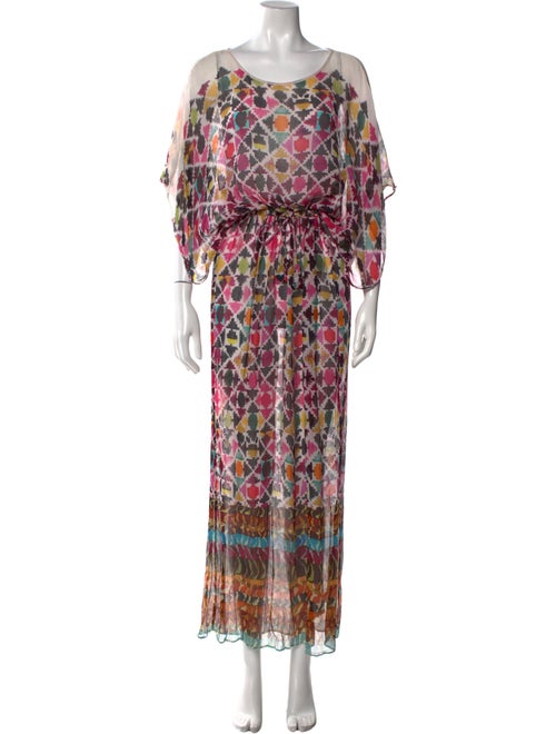 Calypso St. Barth Silk Long Dress