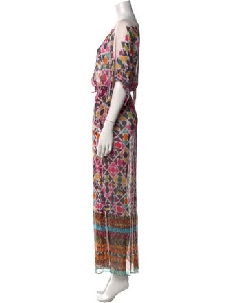 Calypso St. Barth Silk Long Dress