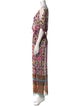 Calypso St. Barth Silk Long Dress