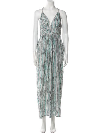 Calypso St. Barth Silk Long Dress