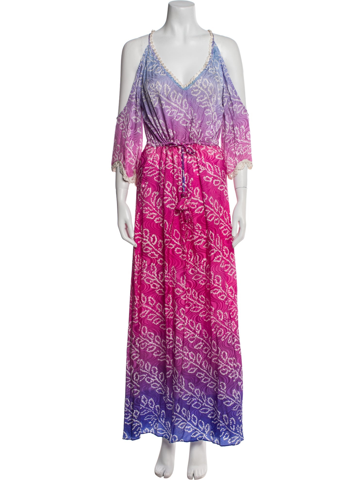 Calypso St. Barth Silk Long Dress