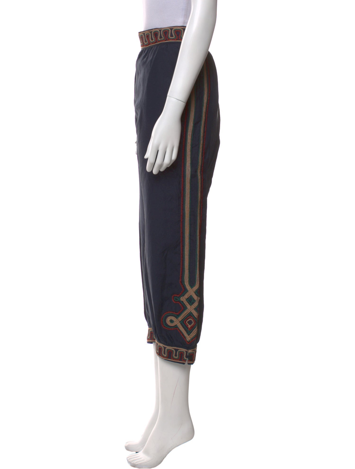 Calypso St. Barth Silk Skinny Leg Pants