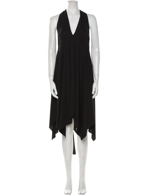 Calypso St. Barth V-Neck Midi Length Dress