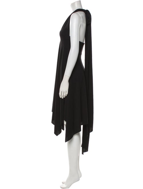 Calypso St. Barth V-Neck Midi Length Dress