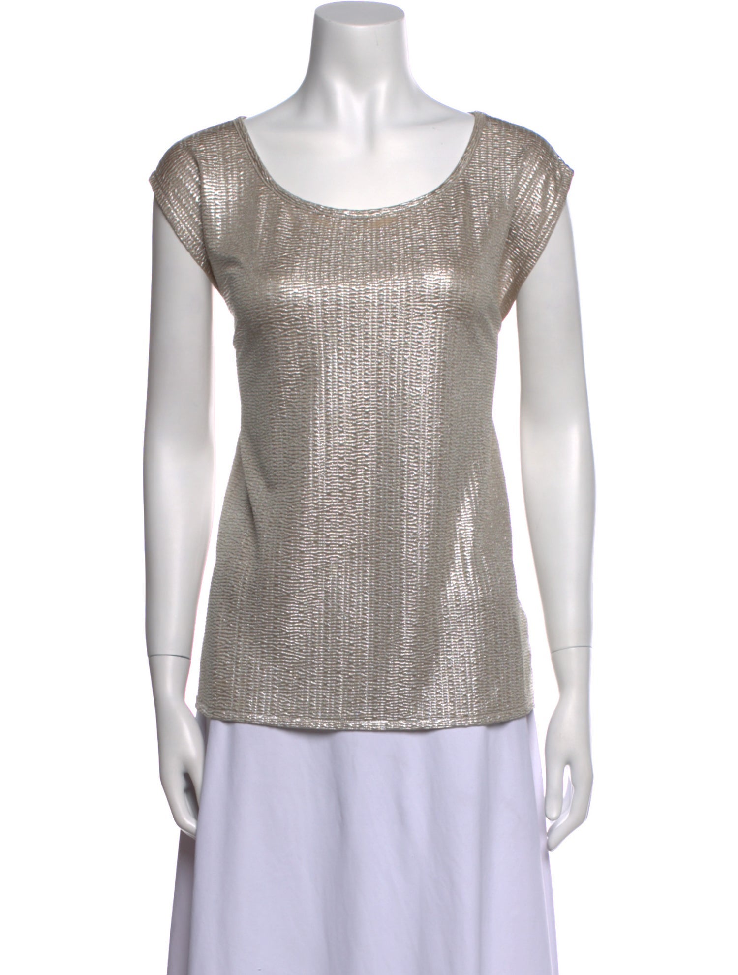 Calypso St. Barth Scoop Neck Short Sleeve Top