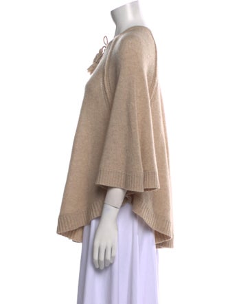 Calypso St. Barth Cashmere Tie Neck Sweater