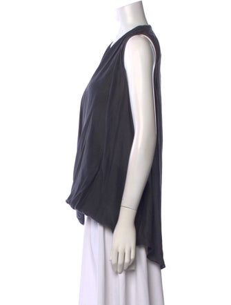 Calypso St. Barth V-Neck Sleeveless Blouse