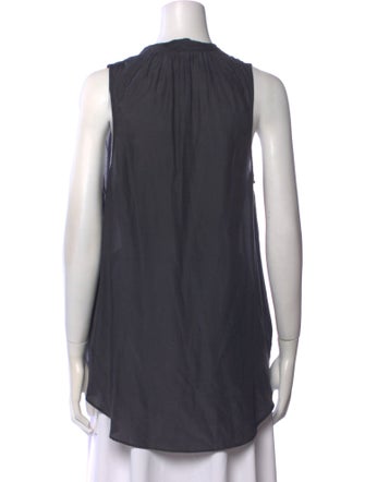 Calypso St. Barth V-Neck Sleeveless Blouse