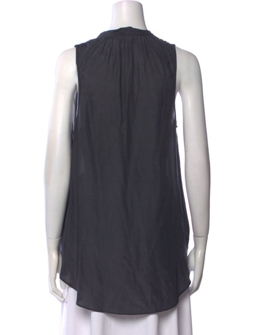 Calypso St. Barth V-Neck Sleeveless Blouse