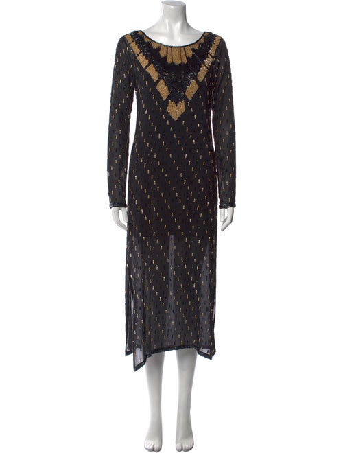 Calypso St. Barth Printed Midi Length Dress