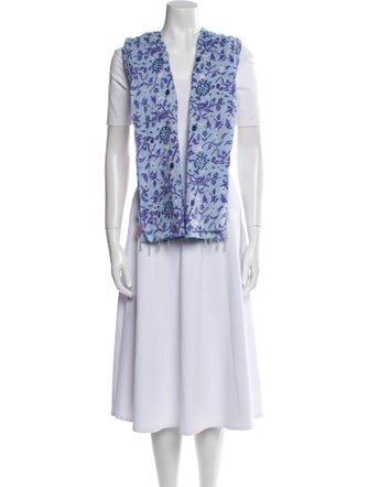 Calypso St. Barth Floral Print Scarf