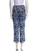 Calypso St. Barth Floral Print Straight Leg Pants