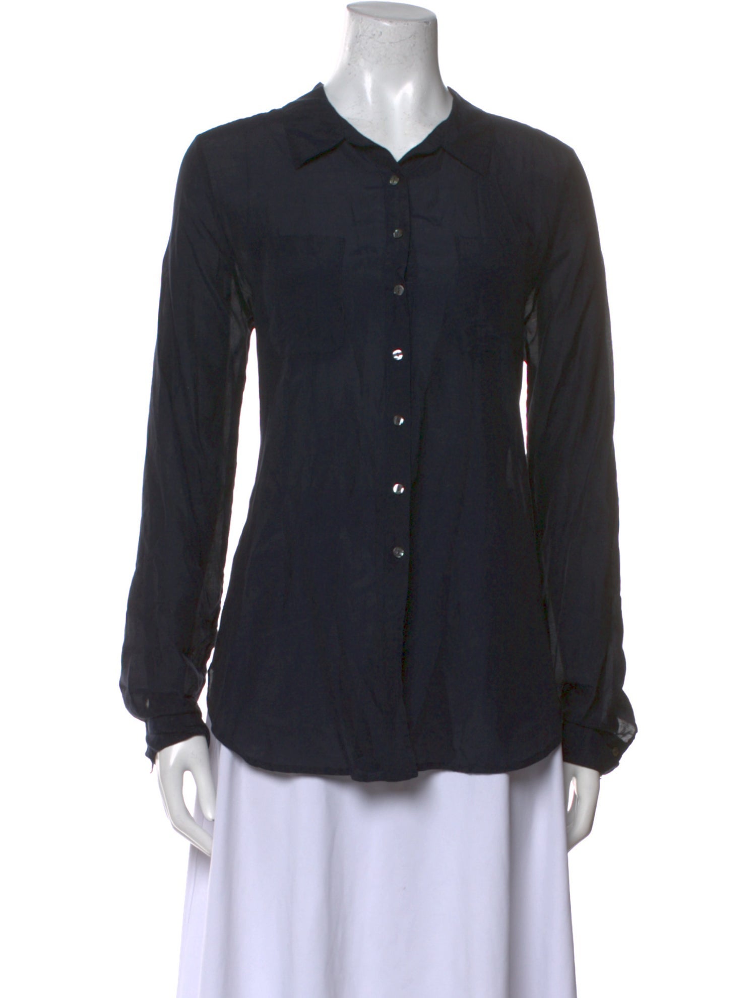Calypso St. Barth Long Sleeve Button-Up Top
