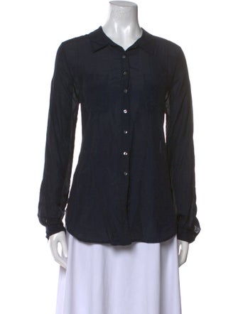 Calypso St. Barth Long Sleeve Button-Up Top
