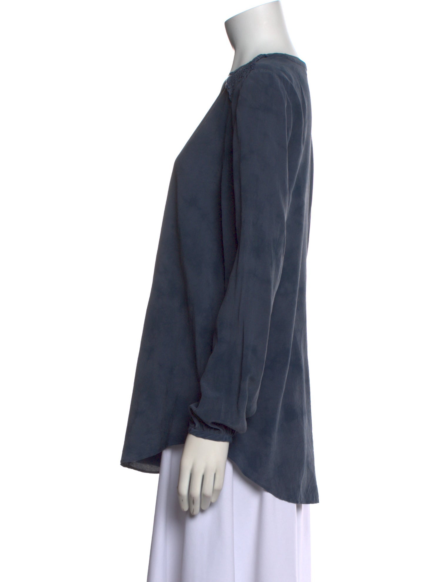 Calypso St. Barth Silk V-Neck Blouse