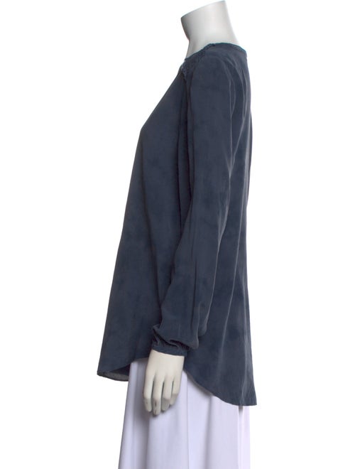 Calypso St. Barth Silk V-Neck Blouse