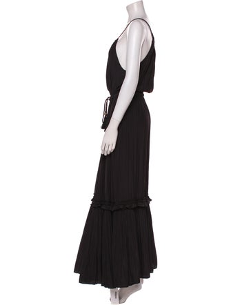 Calypso St. Barth Scoop Neck Long Dress