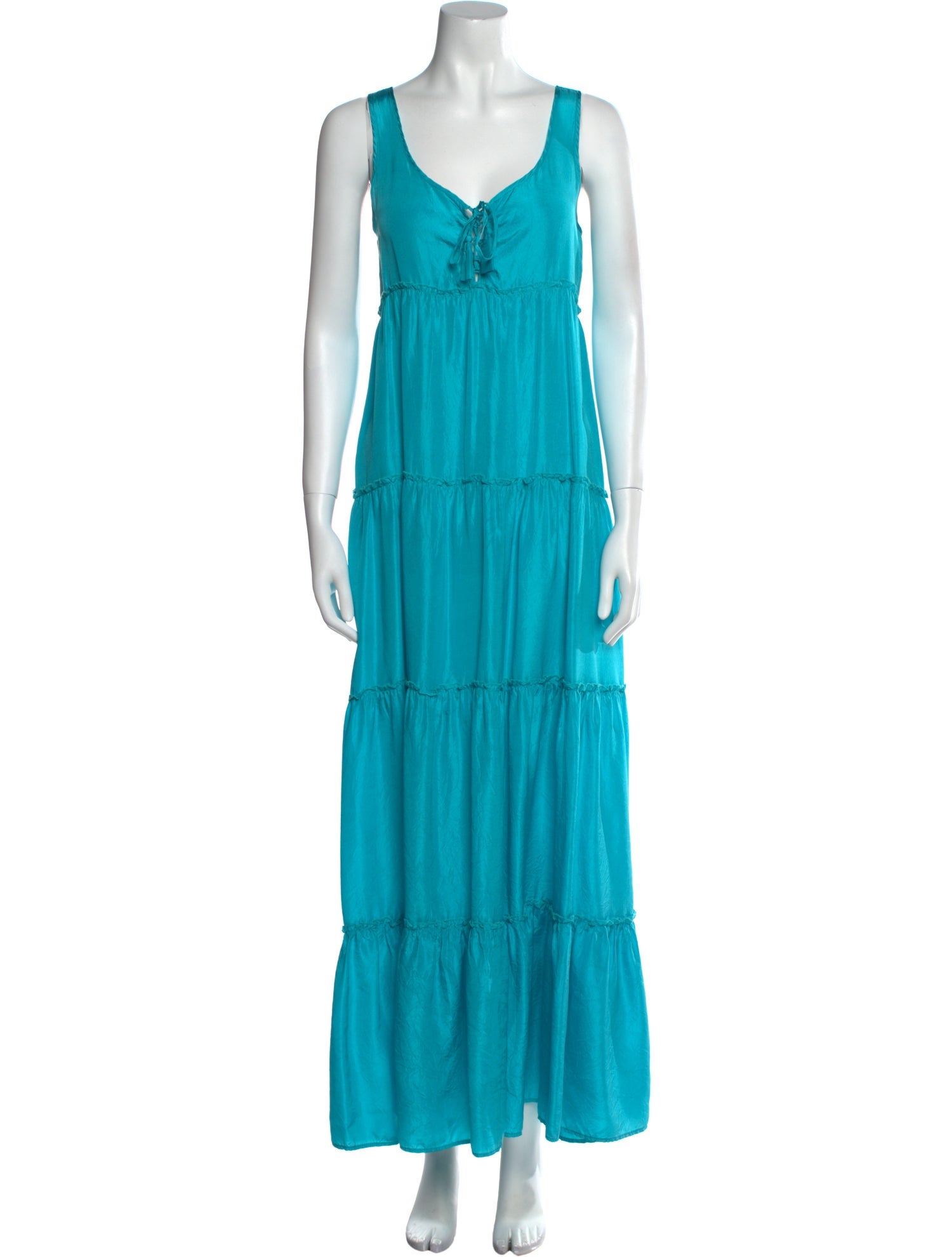 Calypso St. Barth V-Neck Long Dress