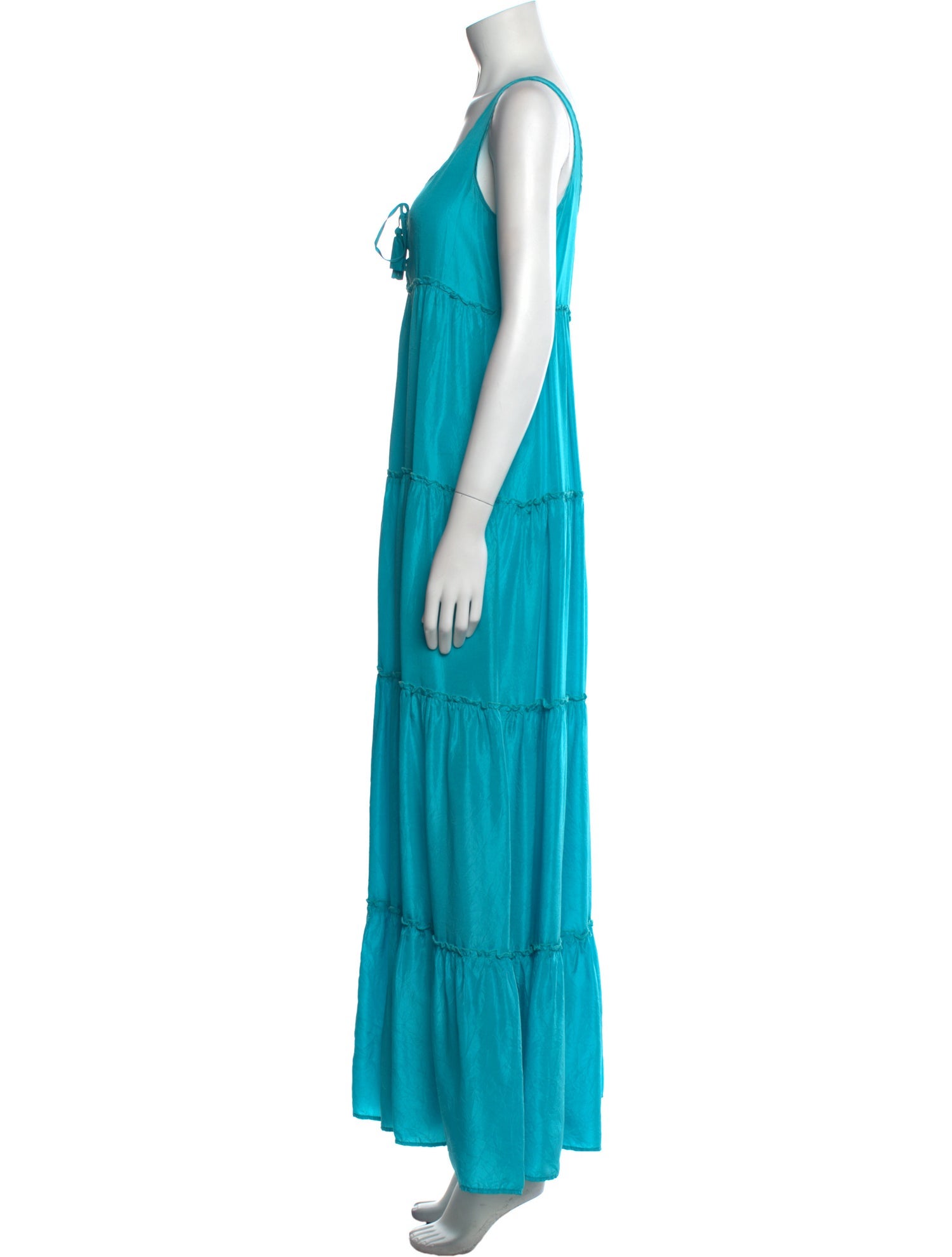 Calypso St. Barth V-Neck Long Dress