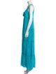 Calypso St. Barth V-Neck Long Dress