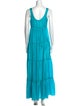 Calypso St. Barth V-Neck Long Dress