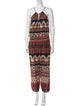 Calypso St. Barth Printed Halterneck Jumpsuit