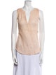 Calypso St. Barth Linen V-Neck Top