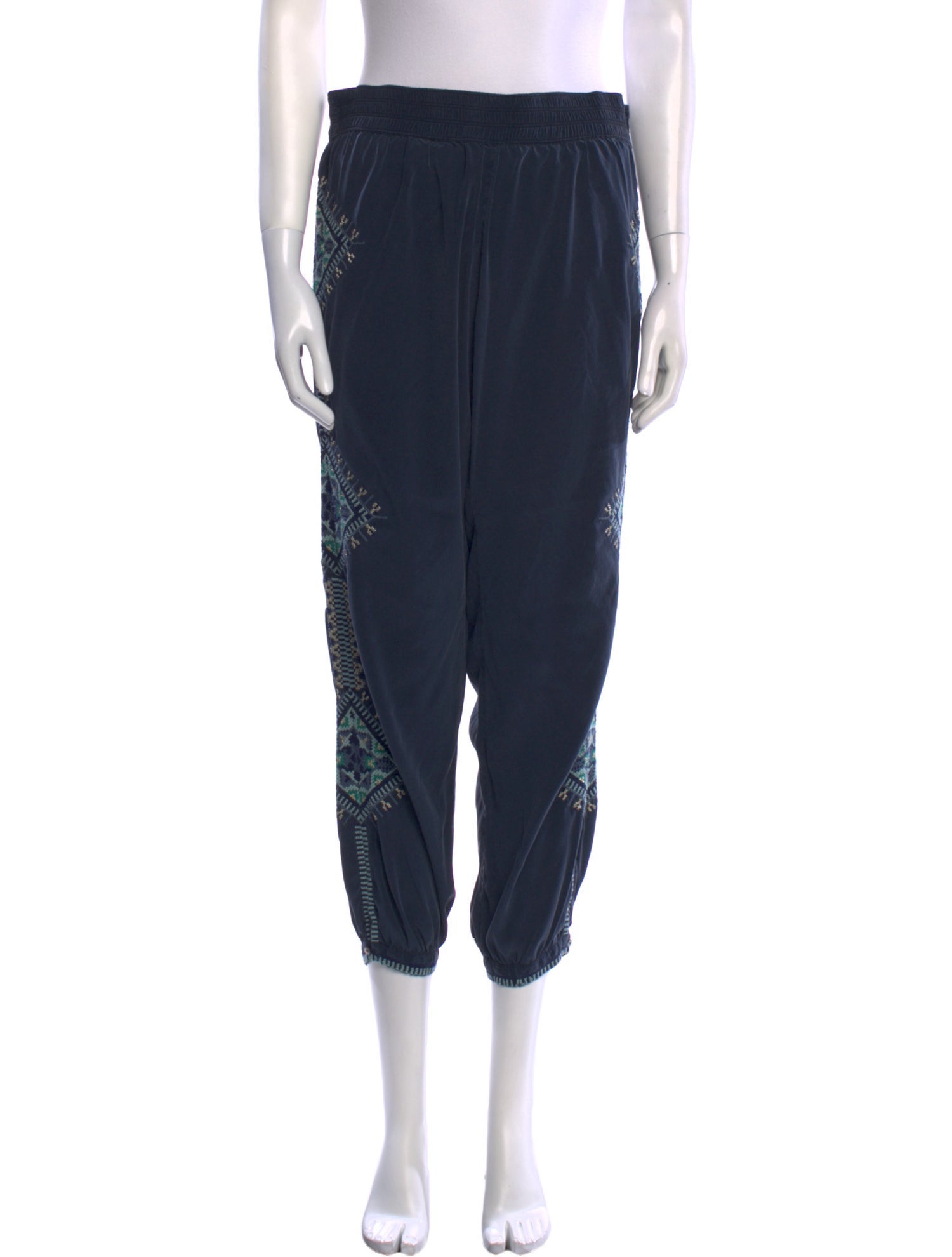 Calypso St. Barth Graphic Print Skinny Leg Pants