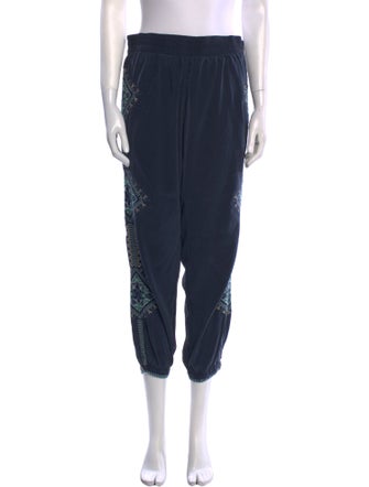 Calypso St. Barth Graphic Print Skinny Leg Pants