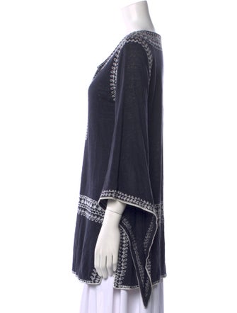 Calypso St. Barth Linen Printed Tunic