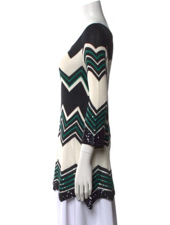 Calypso St. Barth Silk Striped Sweater