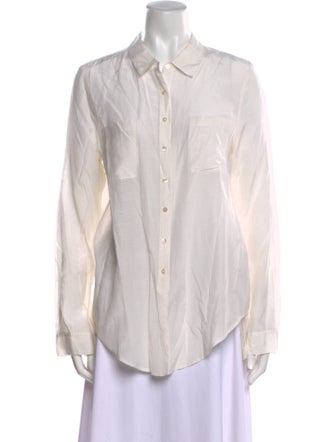 Calypso St. Barth Long Sleeve Button-Up Top