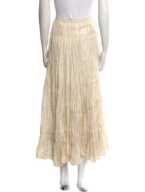 Calypso St. Barth Silk Midi Length Skirt