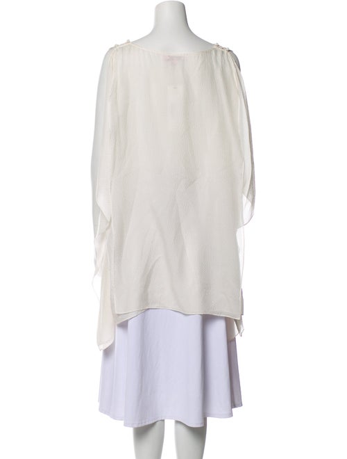 Calypso St. Barth Silk Scoop Neck Tunic