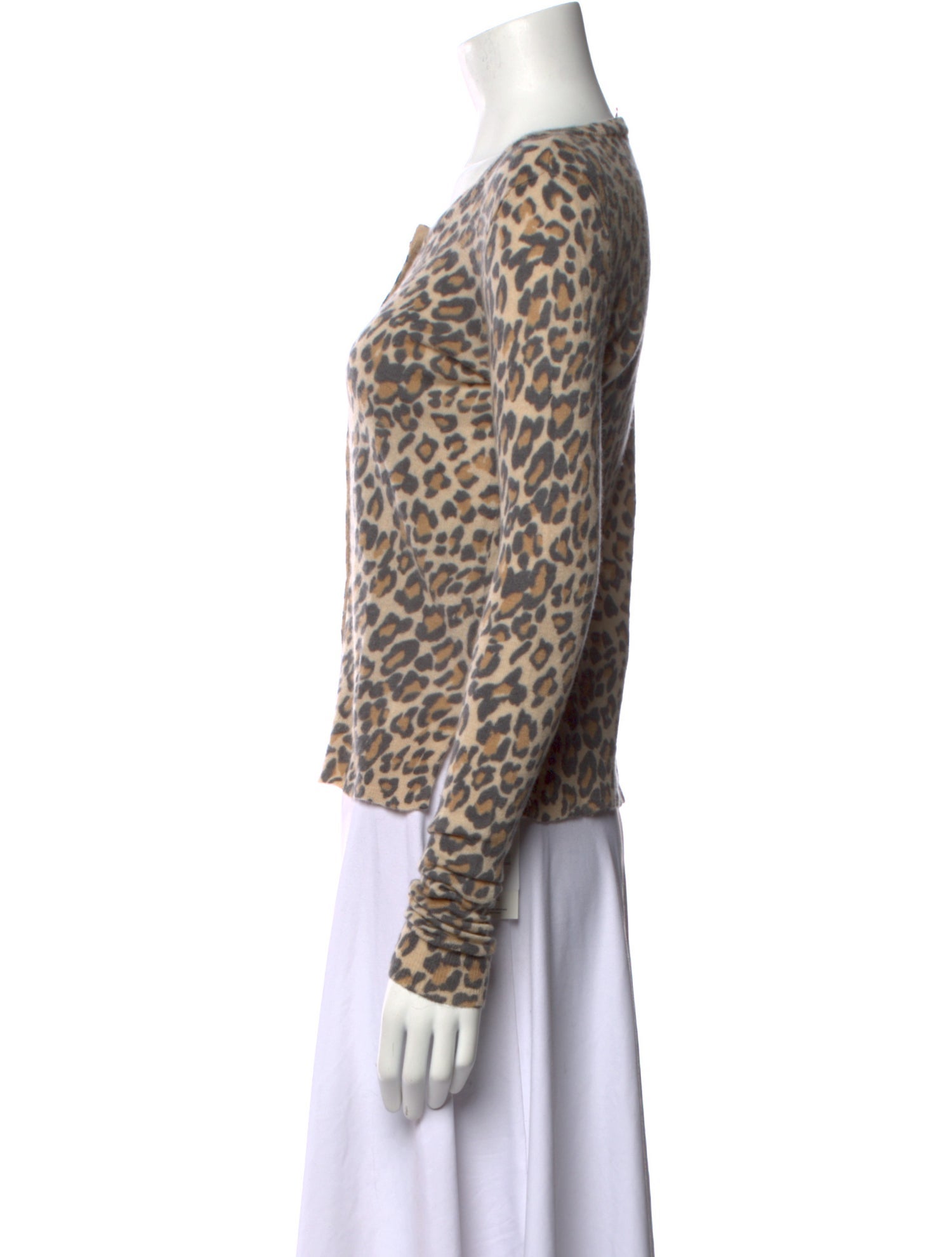 Calypso St. Barth Cashmere Animal Print Sweater