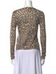 Calypso St. Barth Cashmere Animal Print Sweater