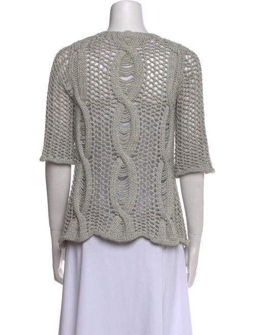 Calypso St. Barth Patterned Scoop Neck Top