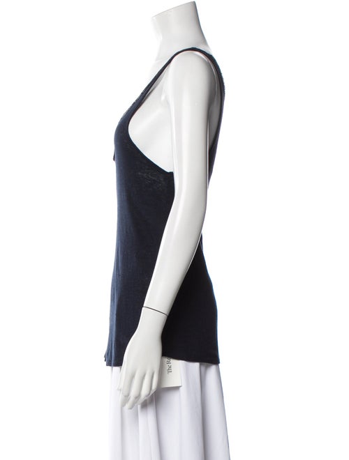 Calypso St. Barth Linen Scoop Neck Top