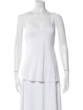 Calypso St. Barth Linen Scoop Neck Top